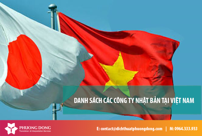 Danh sách các công ty Nhật Bản tại Việt Nam